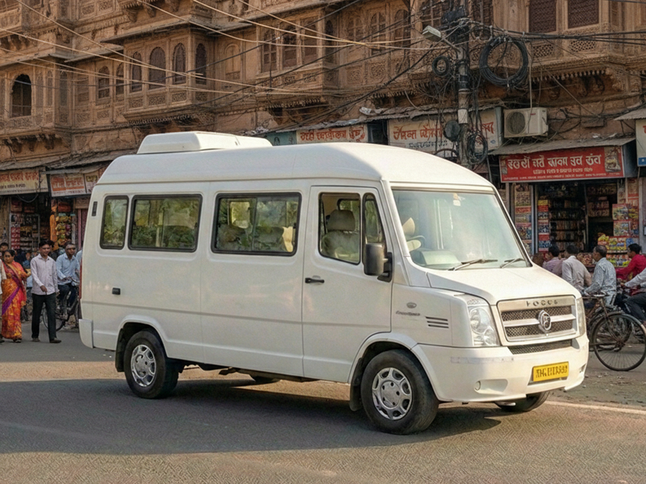 Tempo Traveller 12-seater for large group tours weddings and corporate events