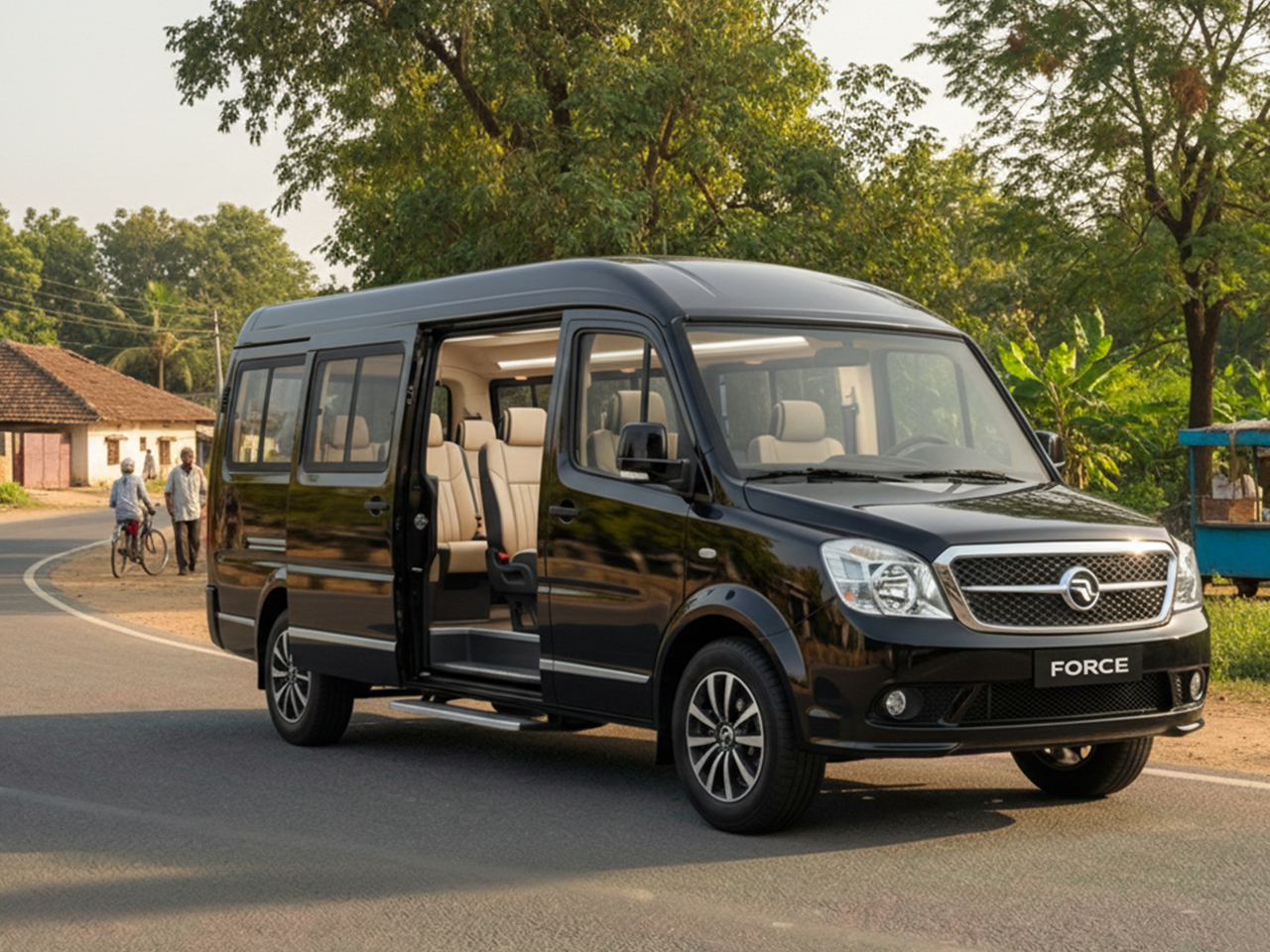Force Urbania luxury 17-seater for premium group travel and corporate transport